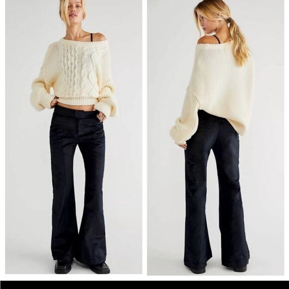 Free people flare Velvet Jeans - Picture 10 of 12